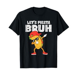 Dabbing Tacos Bruh Cinco De Mayo Fiesta Mexican Boy Teen Kid T-Shirt