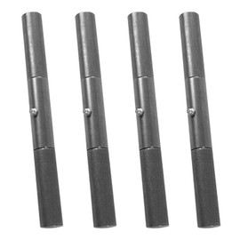 4Pack 10 Inch Weld On Trailer Ramp Hinge, 10“ Steel Heavy Duty Greasable Ramp Door Hinges，Black