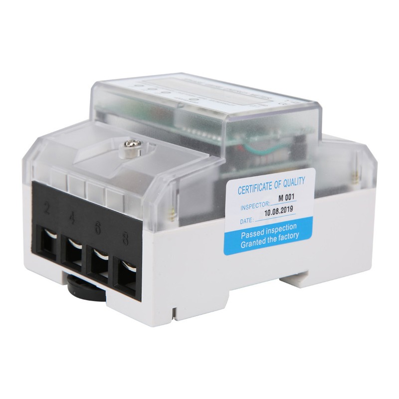 DDS024T 3 Phase 4P Electronic Energy Meter 380V LCD Digital