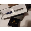 CROSS CALAIS METALLIC BLUE AND CHROME BALLPOINT PEN BRAND NEW