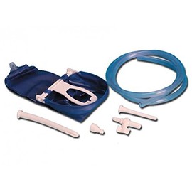 Gima Enteroclisma travel, 2 litre capacity, home enema kit for intestinal and vaginal irrigation, colon cleaning