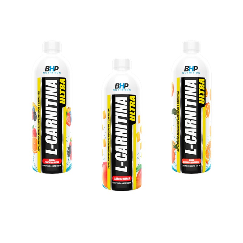 Bhp Ultra L-Carnitina Liq. Ultra,Mango - 500 Ml