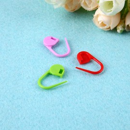 Jectse 120 Pcs Clips De Pasadores De Puntada De Plástico,Alfileres De Seguridad De Costura,Pasadores Imperdibles De Seguridad,para Marcar El Comienzo y El Final De Las Puntadas De Patrón