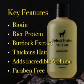 Shampoo Pete Pedro Volume Voluminizador Engrosador 250