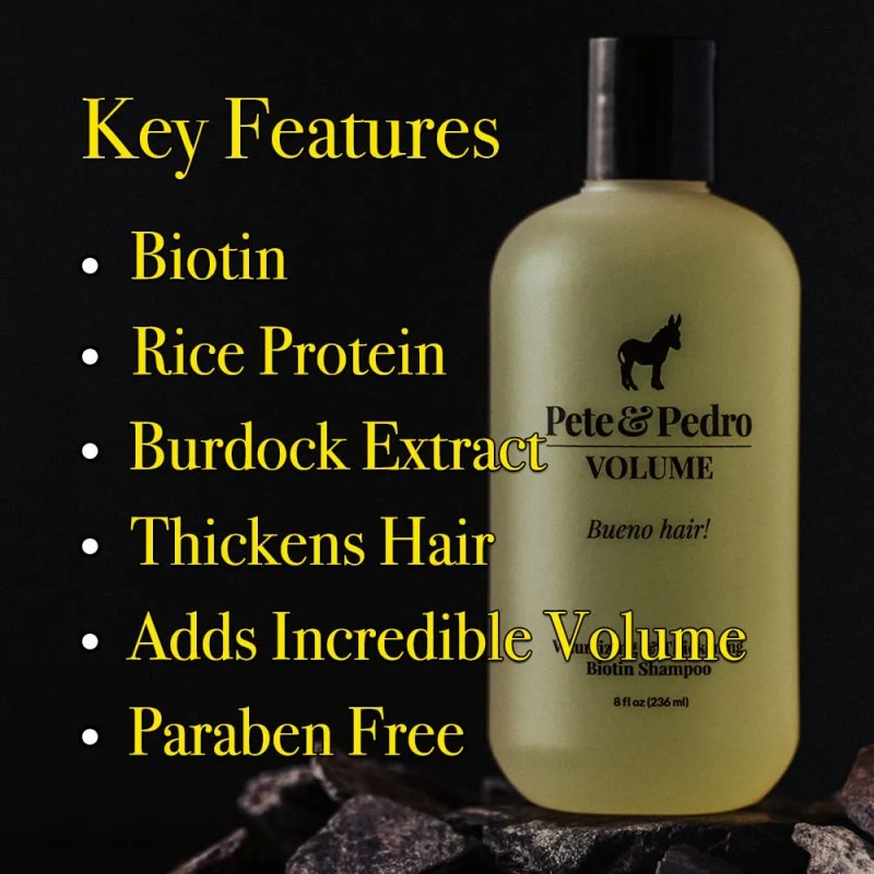 Shampoo Pete Pedro Volume Voluminizador Engrosador 250