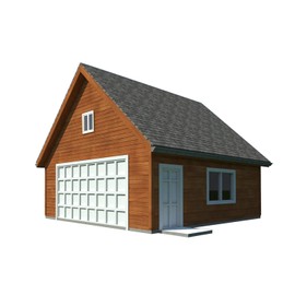 The Best DIY Plans Store DIY Two Car Garage Plans with Loft - Build Your Dream Garage!