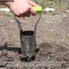 GREBSTK Sturdy Stainless Steel Gardening Bulb Transplanter Tool with Depth