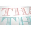 THANKYOU Letter Banner Stripe (Pearl Pink)