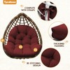 Tycdiose Egg Chair Cushion Replacement, Waterproof Outdoor Hanging Egg Chair