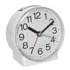 TFA Dostmann Analogue Alarm Clock 60.1037.02 with Second Hand Backlight