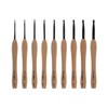 Milward Crochet Hooks Set - Smooth Beech Wood Handles Aluminium