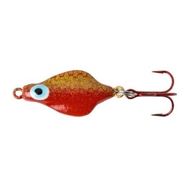 Lindy Rattl'n Flyer Spoon Gold Scale Red Glow 1 1/2"