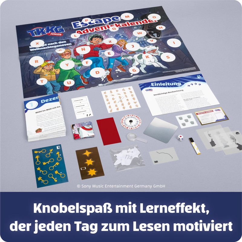 FRANZIS TKKG 67240 Junior Escape Advent Calendar: The Hunt for