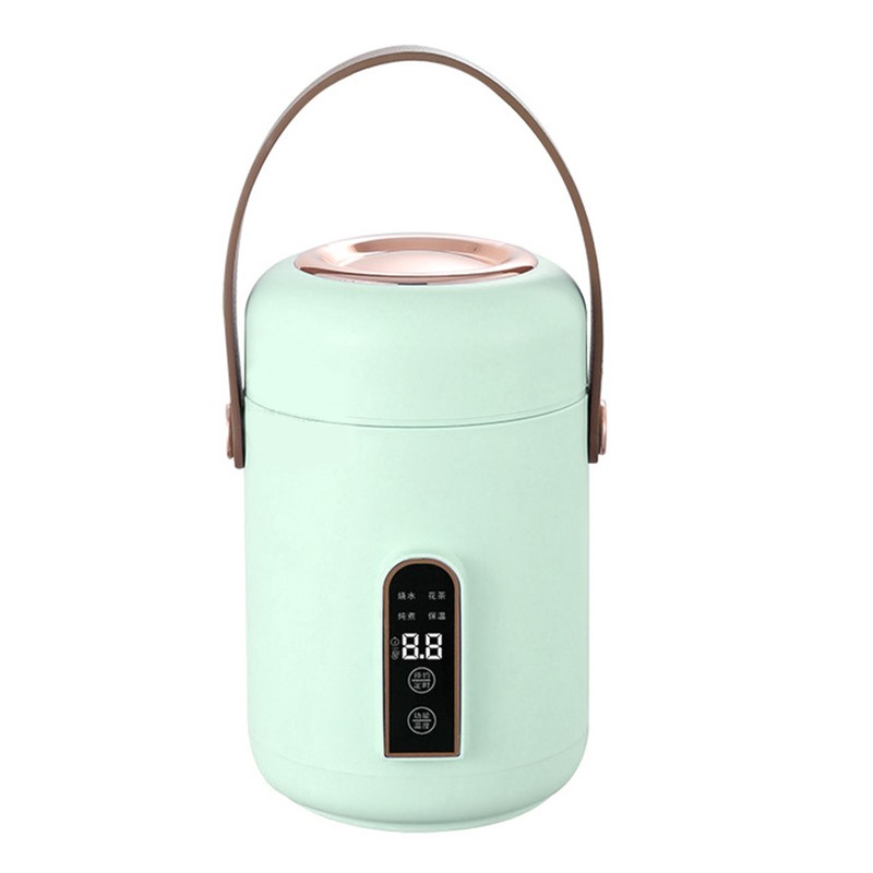 Mini Rice Cooker Efficient Heating Insulated Portable Multifunction Soup Porridge