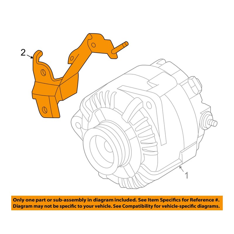 Nissan 11710-ZN50A Alternator Bracket