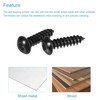 sourcing map Hex Socket Self Tapping Screws, M3 x 12mm