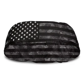 American Flag Waterproof Winch Cover, Badlands Winch Cover, Breathable Winch Dust Covers, Winch Protection Cover Dust-Proof, UV-Resistant for Electric Winches