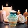 Small Keepsake Cremation Urns for Human Ashes - Marble Finish