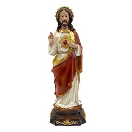 12" Inch Sacred Heart of Jesus Statue Figurine Imagen Sagrado Corazon de Jesus Religious Gift