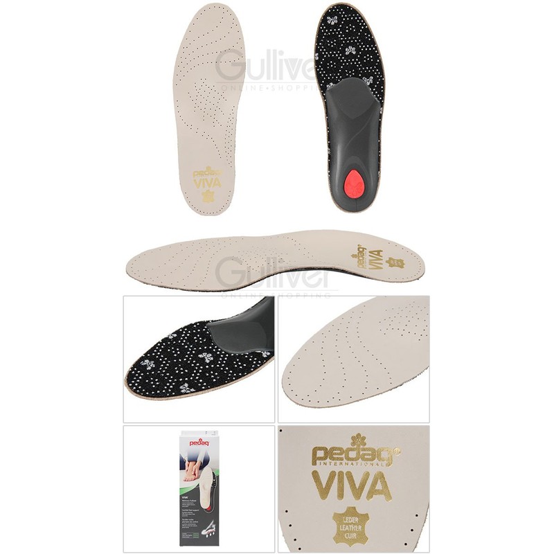 Kifidis 9PED2TABU00009 187 pedag Viva Normalbow Romper Leather Orthopaedic Insole,