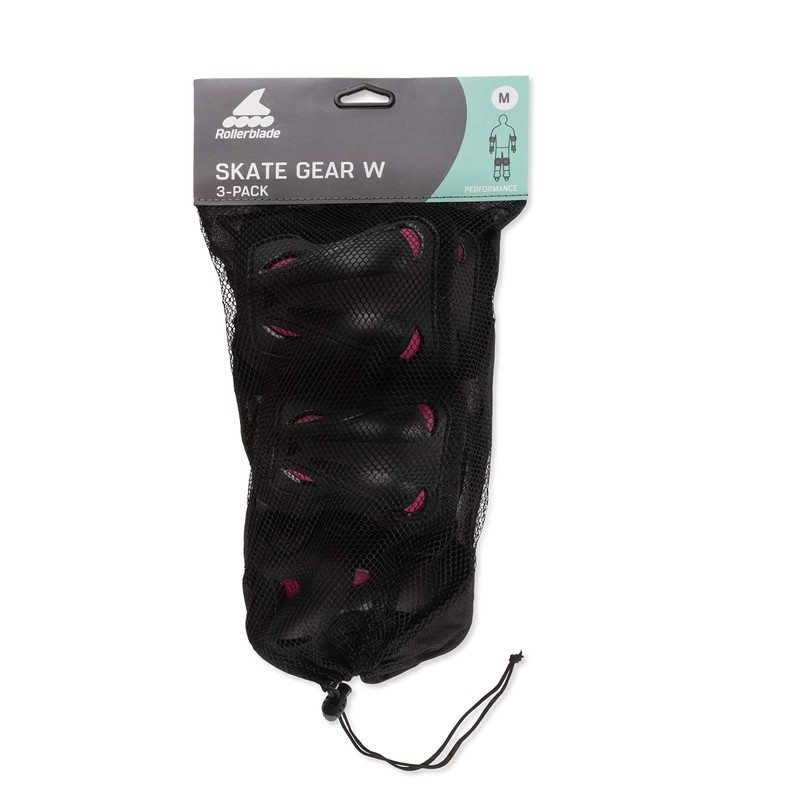Rollerblade Women's Skate Gear 3 Protector, Black/Raspberry, L