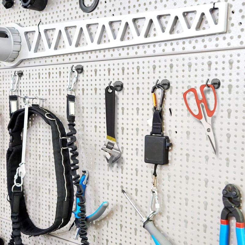 Grtard Black Magnetic Hooks, Strong Magnetic Hooks for Hanging, Magnets