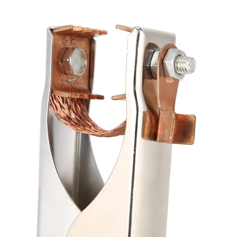 300A Electroplated Ground Clamp Copper Heavy Duty Arc Welding Earth