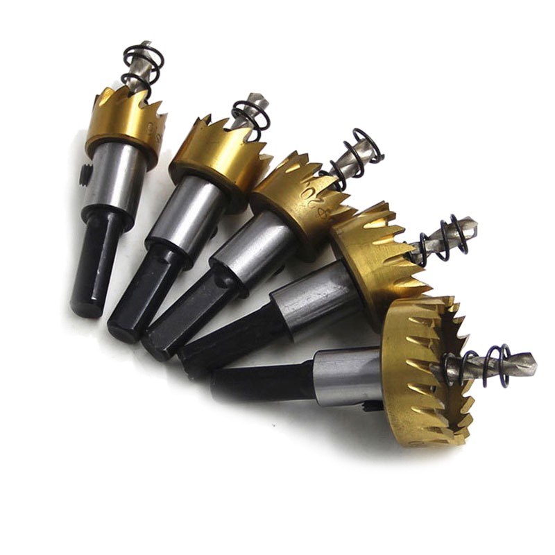 5Pcs Hole Saw Drill Bit Set Woodworking Opener Tool for