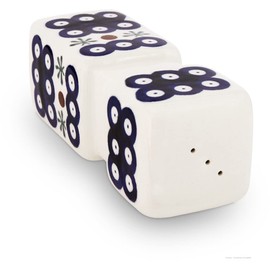 Bunzlauer Keramik Extra Large 15 cm High Salt Shaker XL Retro Design Square Straight 5.4 x 5.4 x 15 cm in Decor 41