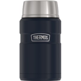 THERMOS Stainless King Vacuum-Insulated Food Jar, 24 Ounce, Midnight Blue