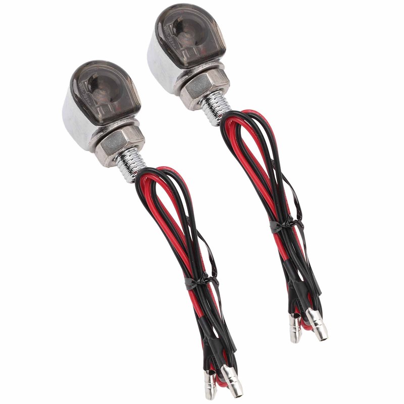 Handlebar LED Turn Signal Light DC12V Retro Mini Waterproof Increased