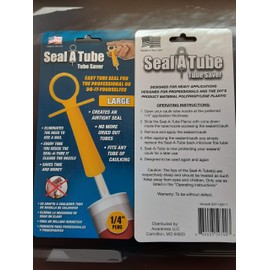 Seal-A-Tube Caulk Saver Large, Yellow
