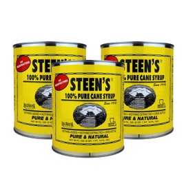 Steen's 100% Pure Cane Syrup 90 fl oz. Can - Louisiana's Trusted Brand for Over 100 Years - No Preservatives - Pure & Natural - Open Kettle (3 Pack)