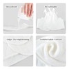 YLOLUL 10 Pcs 18x3 Inch Cotton Bra Liners Under Bra