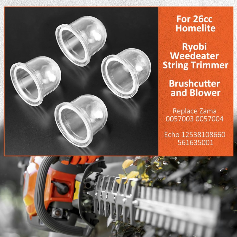 LEFITPA 4 Pack Replacement Primer Bulb Pump for Zama C1U