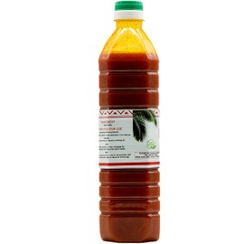 Diito Foods Red Palm Oil Pure Unrefined (2 bottles) | 100% Natural Palm Kernel Vegan Cooking Oil | African Vegetable Oil for Soups. 2Litres (2)