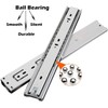 Gobrico 24-Inch Side Mounted Soft Close Drawer Slides Glides with
