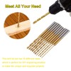KOZTOL 10Pcs Mini Twist Drill Bit Set, Micro Engraving Drill