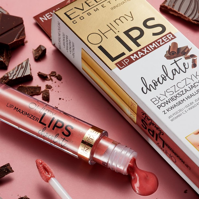 Eveline Cosmetics Lipgloss mit Chili-Pfeffer und Schokoladengeschmack