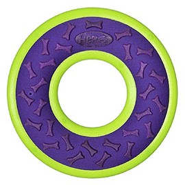 Hero Outer Armor, Fetch Ring Dog Toy, Floats & Squeaks, Purple