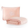 Travel Blanket, Soft 2-in-1 Airplane Blanket, 65x40 Inches, Travel Blanket
