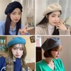 WinsGreat Beret Women's Knit Artist Hat, Wool Blend, Size Adjustable,