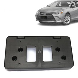 Vantage Auto Parts - Front License Plate Bracket Compatible with Toyota Camry 2015-2017 | Textured | Plastic | 7510106030 | TO1068129