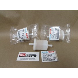 KUBOTA 3 GENUINE KUBOTA DIESEL ENGINE FUEL FILTER PART  12581-43012 - inline filter OEM