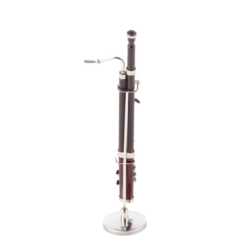 Basson Ornaments Miniature Decoration Mini Musical Instrument Model Gift Craft
