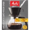 Melitta Pour-Over Coffee Brewer W/ Glass Carafe, Holds 6 -