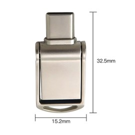 Upgraded Version USB C Flash Drive Dual Drive USB Type-C Thumb Drive 64GB