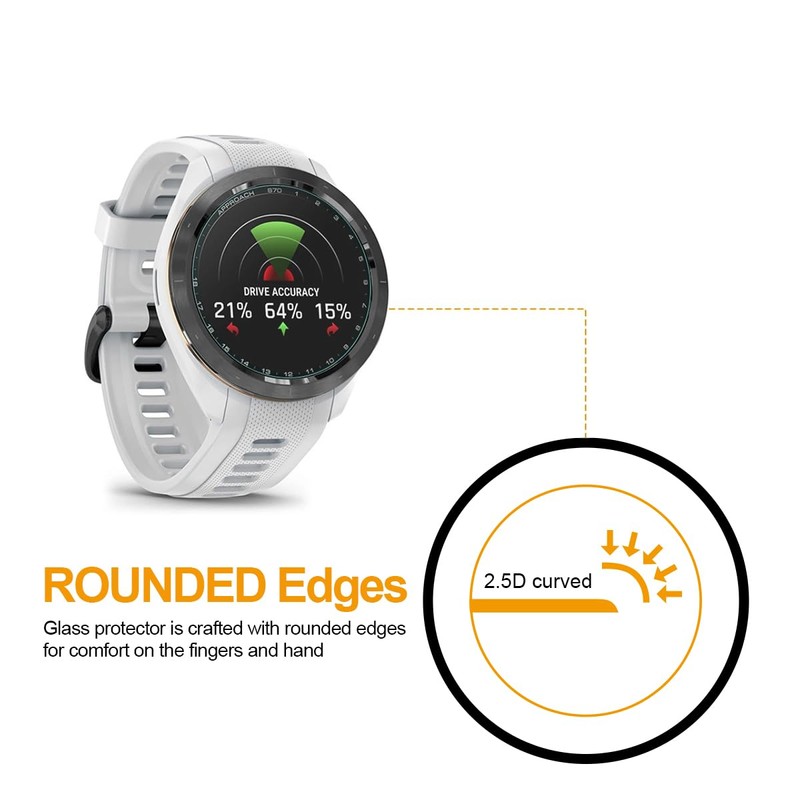 Supershieldz (2 Pack) Designed for Garmin Approach S70 (42mm) /