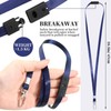 Harloon 150 Pcs Lanyards Breakaway Bulk Neck Flat Lanyard with
