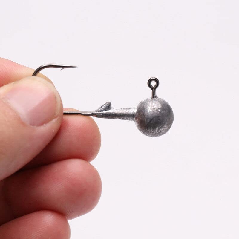 20PCS Jig Heads High Chemically Sharpened Hooks, Fishing Tackle for